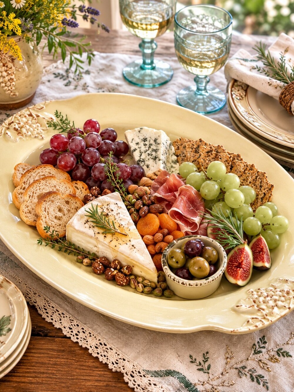 Dijon Gold Madiera Harvest Casa stone Casafina Portuguese Platter Serveware Dish